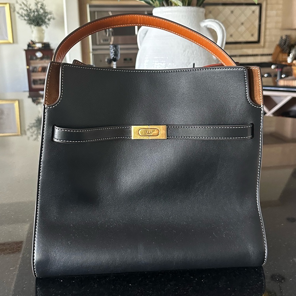 Tory Burch LEE RADZIWILL DOUBLE BAG Black